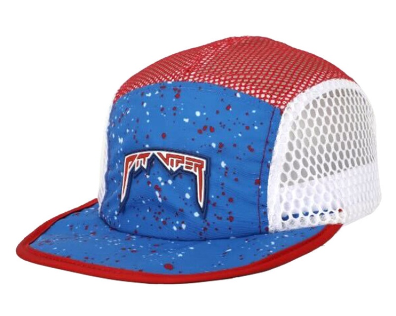 Pit Viper Blue Ribbon Super Mesh Hatt Blå Röda Vita | KMG-431652