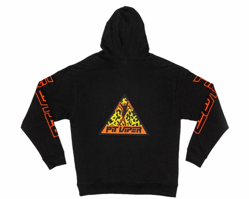 Pit Viper Carnivore Hoodie Svarta | JNL-918245