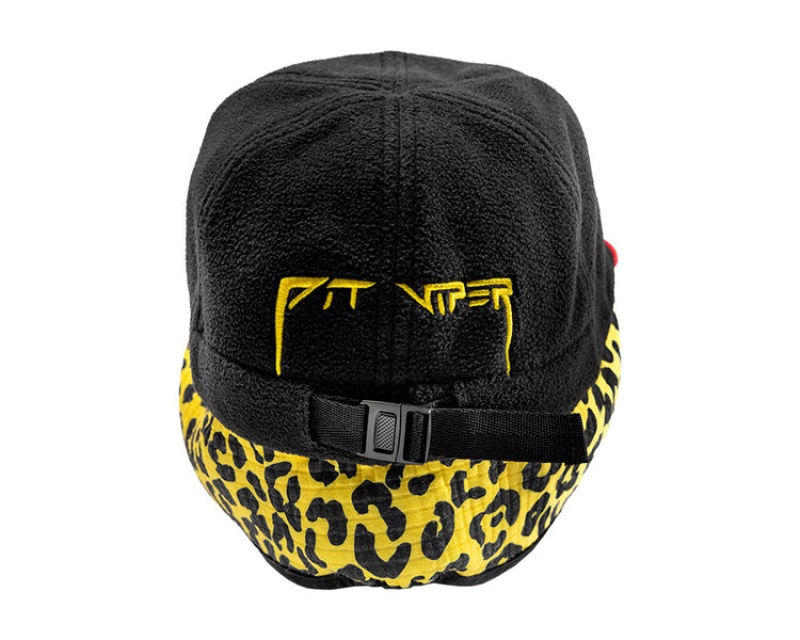 Pit Viper Carnivore Speed Fleece Hatt Svarta Gula | CUB-839715