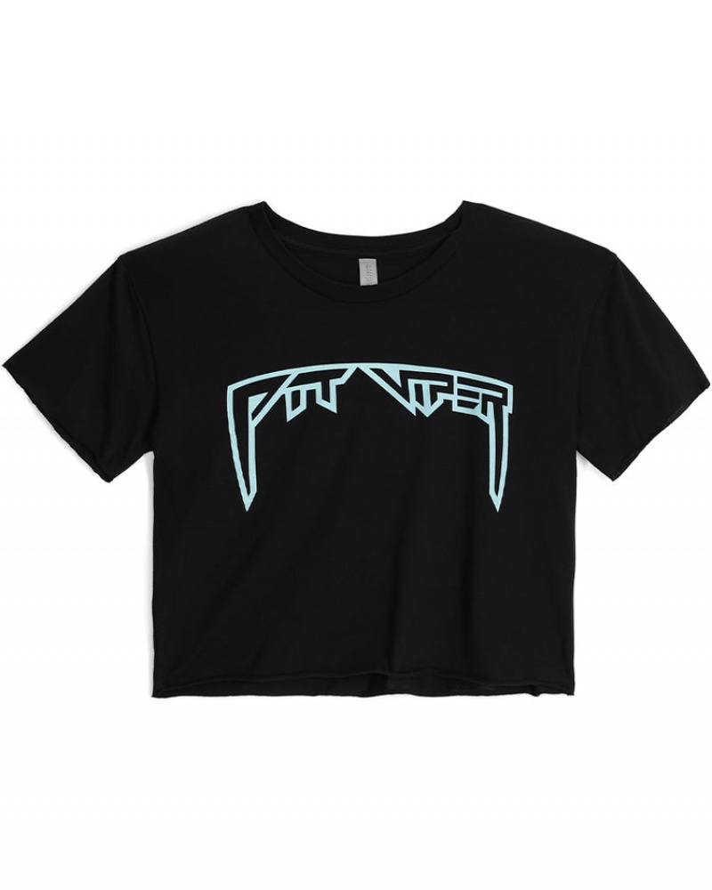 Pit Viper Copacabana Fangs Crop T-shirt Svarta | KAI-561893