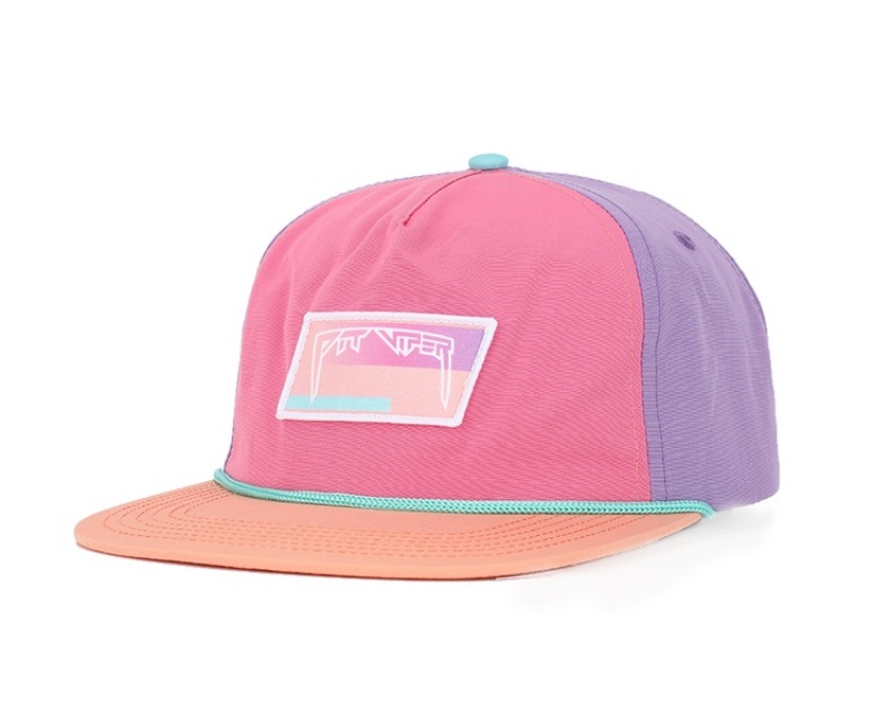 Pit Viper Copacabana Unstructured Hatt Rosa Lila | MAO-403275