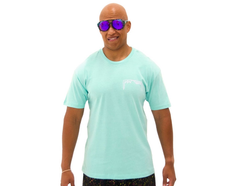 Pit Viper Ellipticals T-shirt Turkos | ZVA-941063