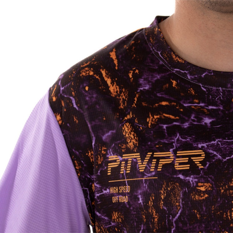 Pit Viper High Speed Off Road II Sleeve Jersey Olika Färger | KME-876950