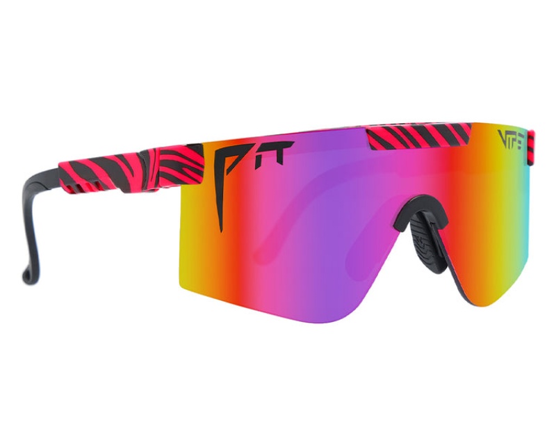 Pit Viper Hot Tropics Polarized The 2000s Röda Svarta | KDH-590172