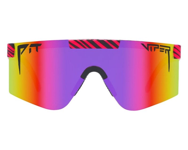 Pit Viper Hot Tropics Polarized The 2000s Röda Svarta | KDH-590172