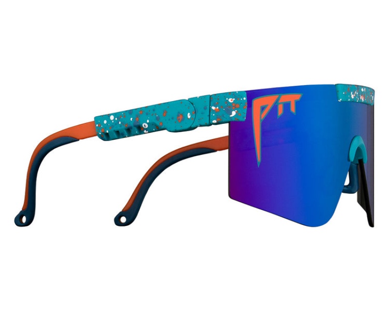 Pit Viper Marina Polarized The 2000s Blå Orange | AGU-651892