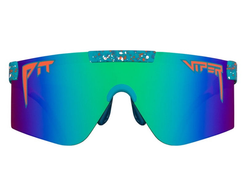 Pit Viper Marina Polarized The 2000s Blå Orange | AGU-651892