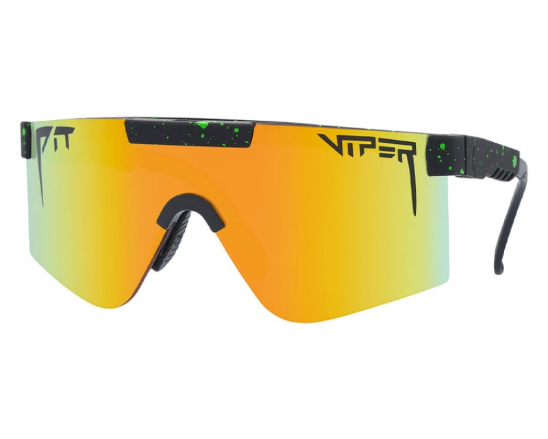 Pit Viper Monster Bull Polarized The 2000s Svarta Gröna | ANF-041756