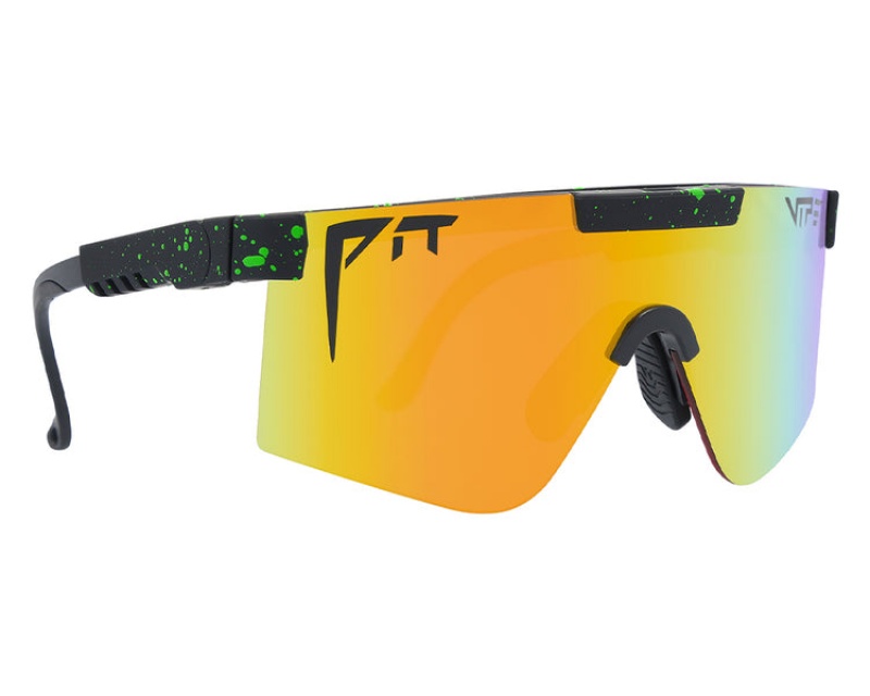 Pit Viper Monster Bull Polarized The 2000s Svarta Gröna | ANF-041756