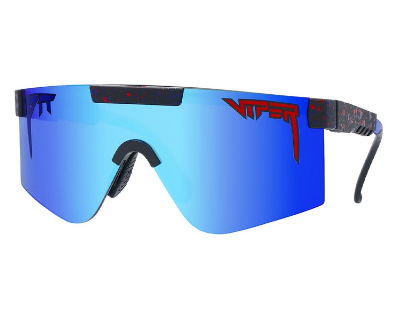 Pit Viper Peacekeeper Polarized The 2000s Svarta Röda | VQZ-865942