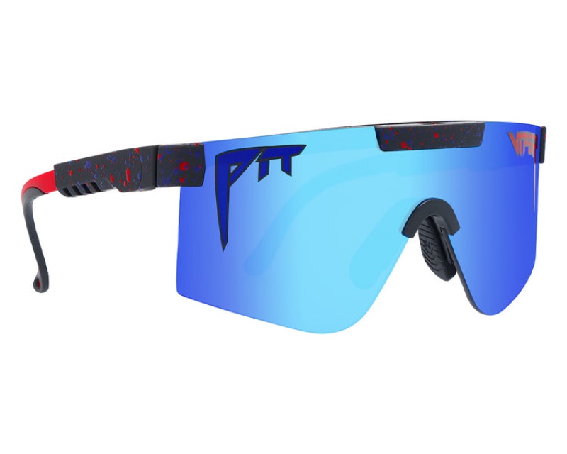 Pit Viper Peacekeeper Polarized The 2000s Svarta Röda | VQZ-865942