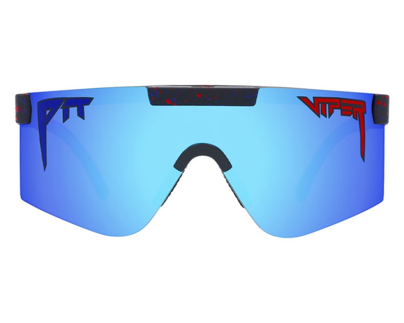 Pit Viper Peacekeeper Polarized The 2000s Svarta Röda | VQZ-865942