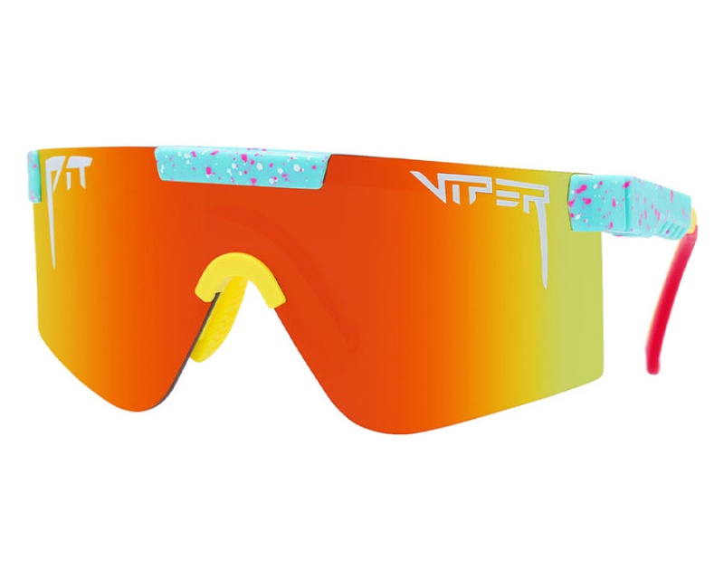 Pit Viper Playmate Polarized The 2000s Blå Gula Orange | NRX-280945