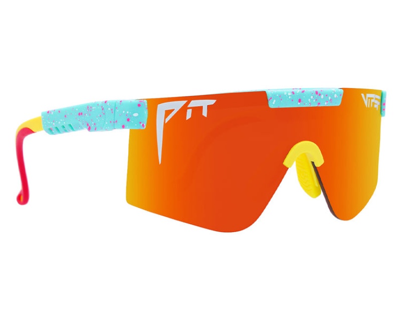 Pit Viper Playmate Polarized The 2000s Blå Gula Orange | NRX-280945