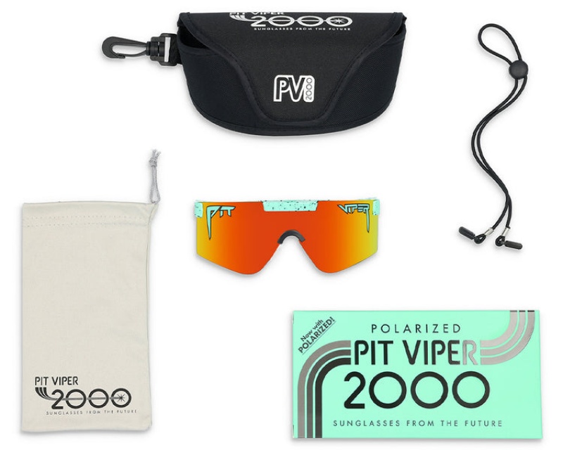 Pit Viper Poseidon Polarized The 2000s Gröna | NBC-062854