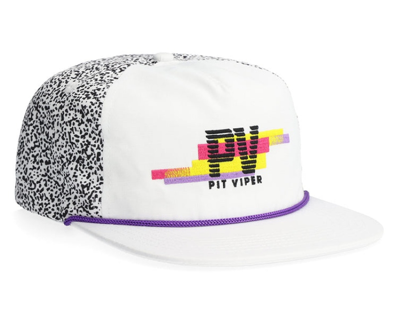 Pit Viper Son of Beach Unstructured Hatt Vita Svarta | ENU-610875