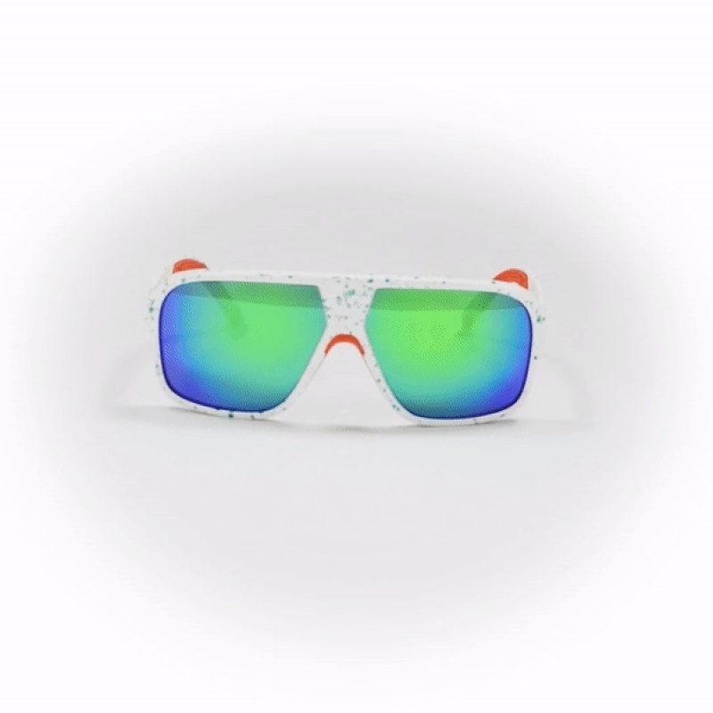 Pit Viper South Beach Flight Optics Vita Gröna | SHD-974513