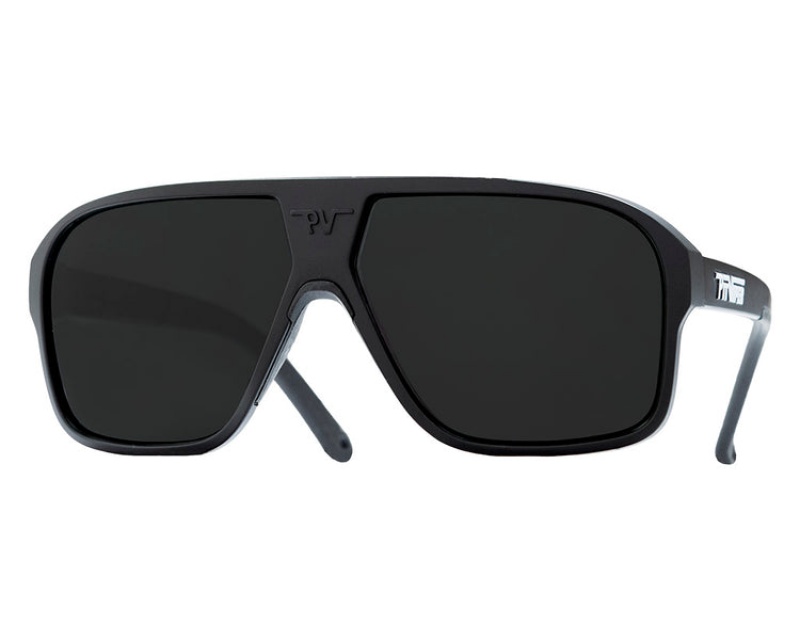 Pit Viper Standard Polarized Flight Optics Svarta | OJI-793856