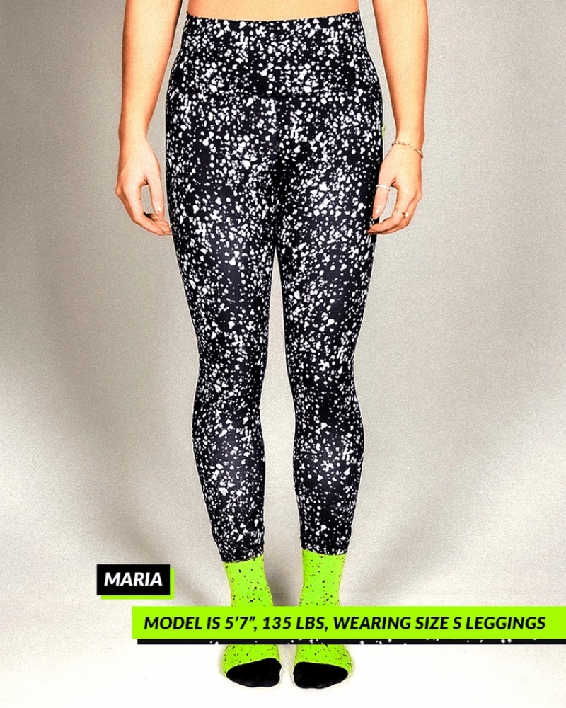 Pit Viper Underground Key Player Leggings Svarta Vita | MLZ-720896