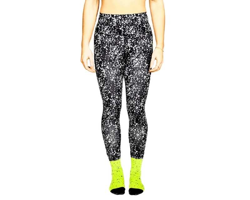 Pit Viper Underground Key Player Leggings Svarta Vita | MLZ-720896